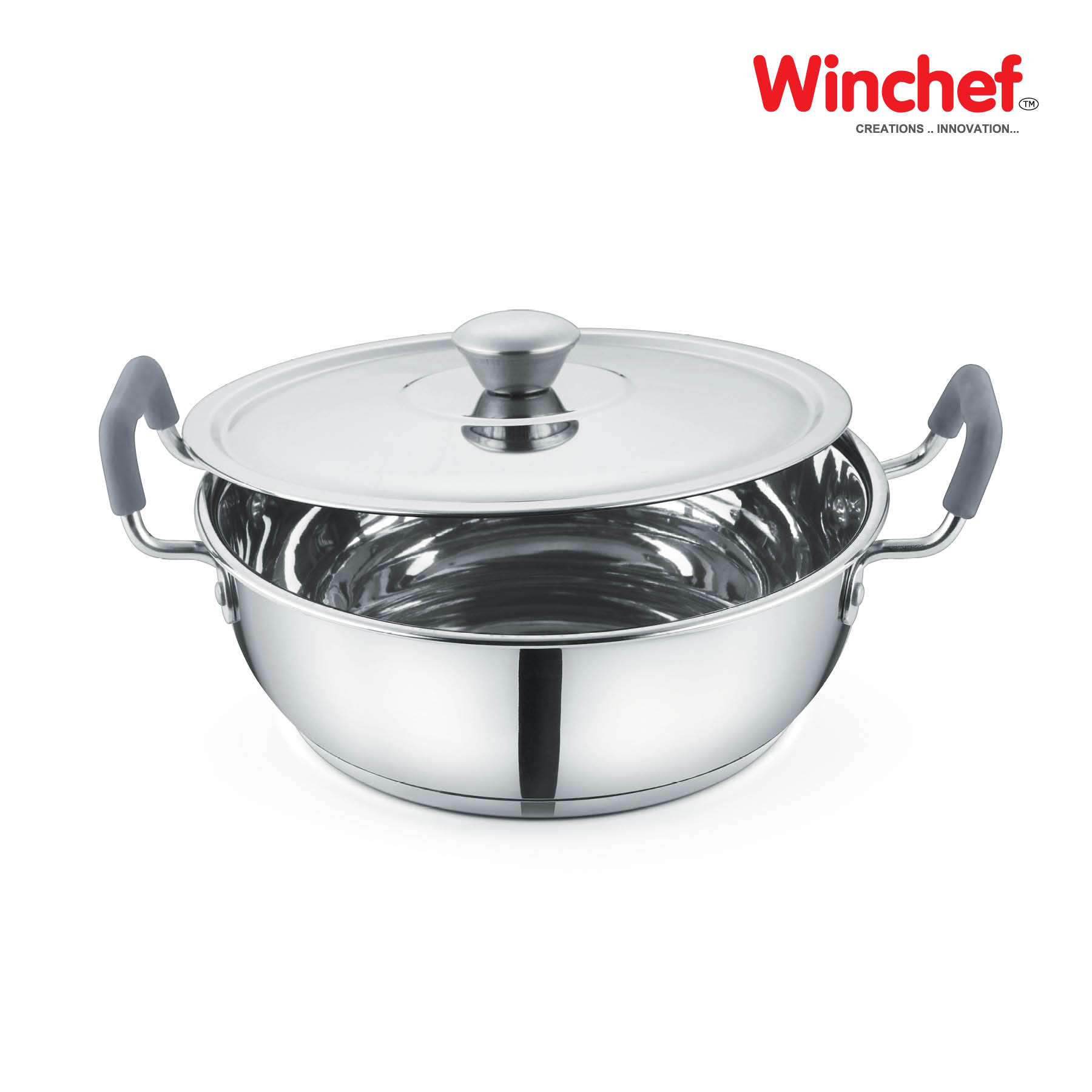 Italica Dura Kadai With Lid Induction Friendly 24 Cm 2 8 LTR With italica-dura-kadai-with-lid-induction-friendly-24-cm-2-8-ltr-with